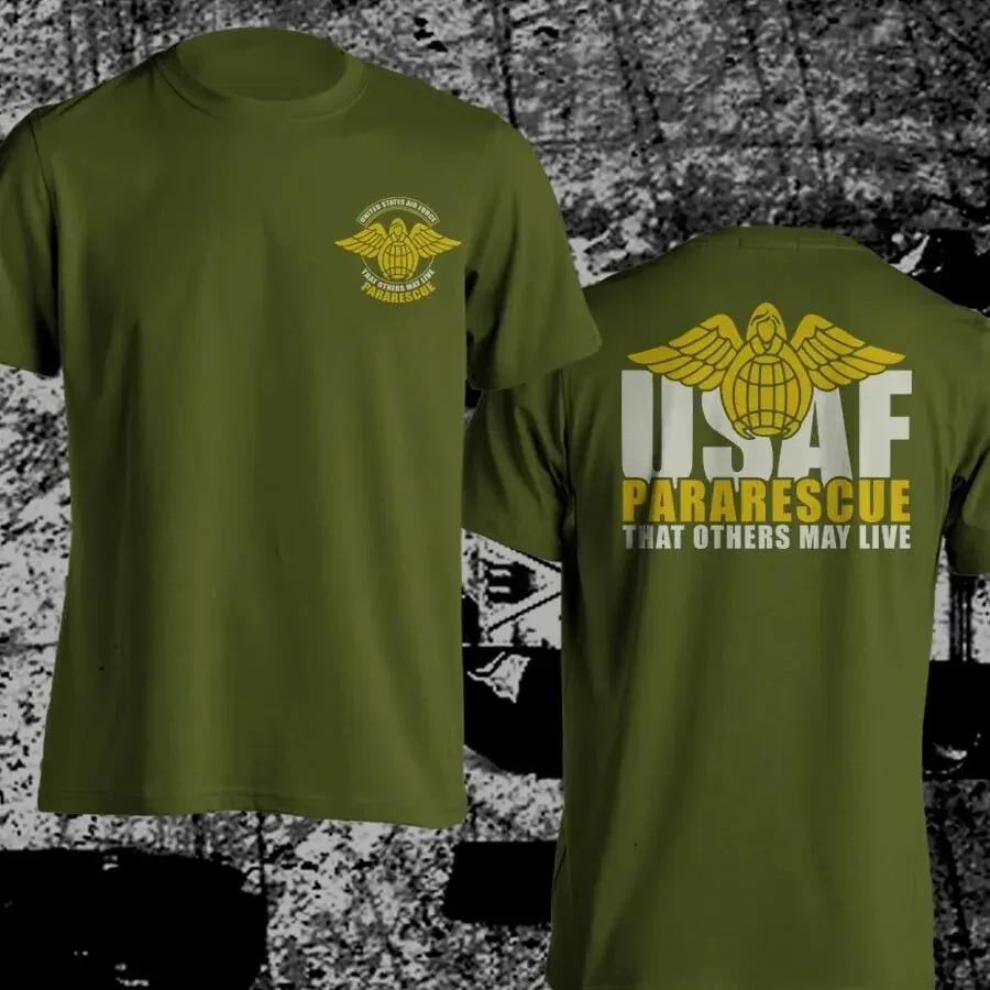 USAF Pararescue Air Force Special That Other May Live Men T-Shirt Short Sleeve Casual 100% Cotton O-Neck Summer T Shirts