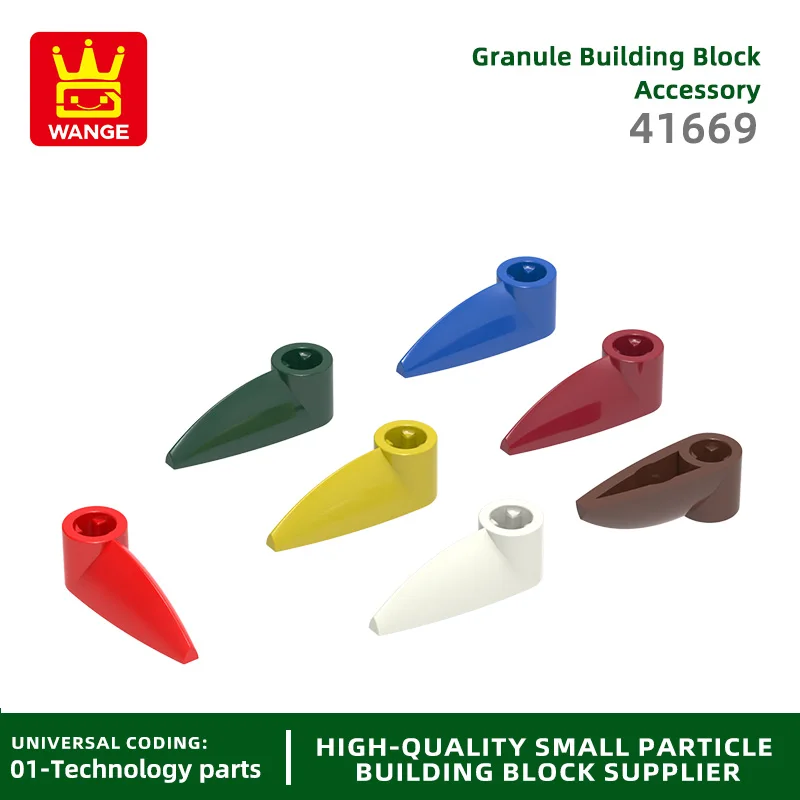 

20Pcs/lot NO.41669 Tooth 1 x 3 With Axle Hole Block Moc Color Accessories Compatible with Brick DIY Children's Toy Assembly