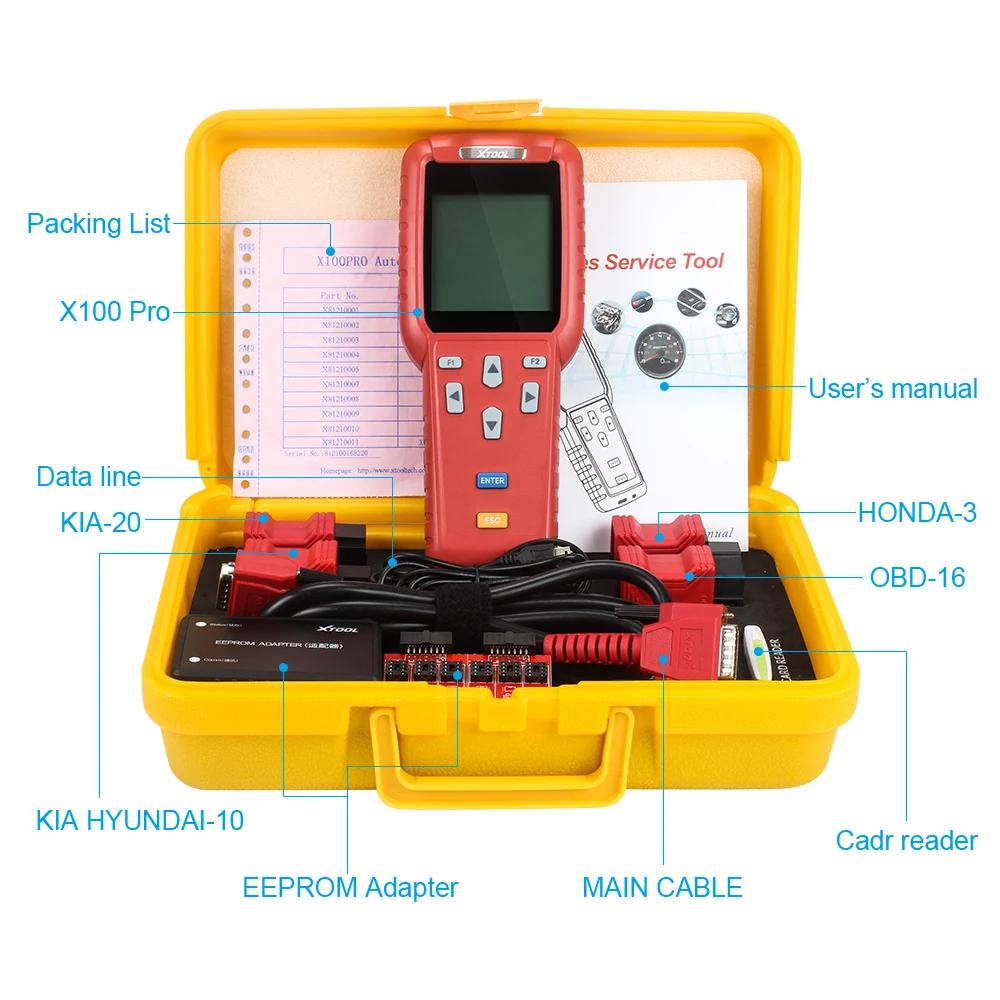 Original Auto Diagnostic Tool Xtool X100 Pro Key Programmer   X-100 PRO    Updated Version Free Update