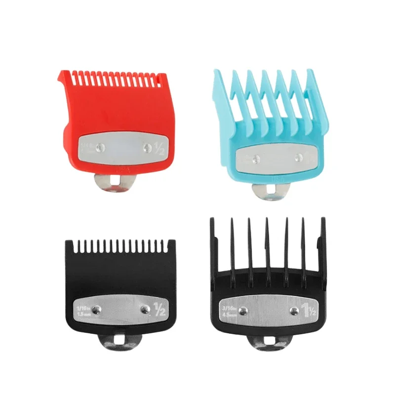 2pcs/lot Hair Clipper Guide Comb Cutting Limit Combs Standard Guards Attach Parts Electric Clippers Accessories 1.5mm + 4.5mm