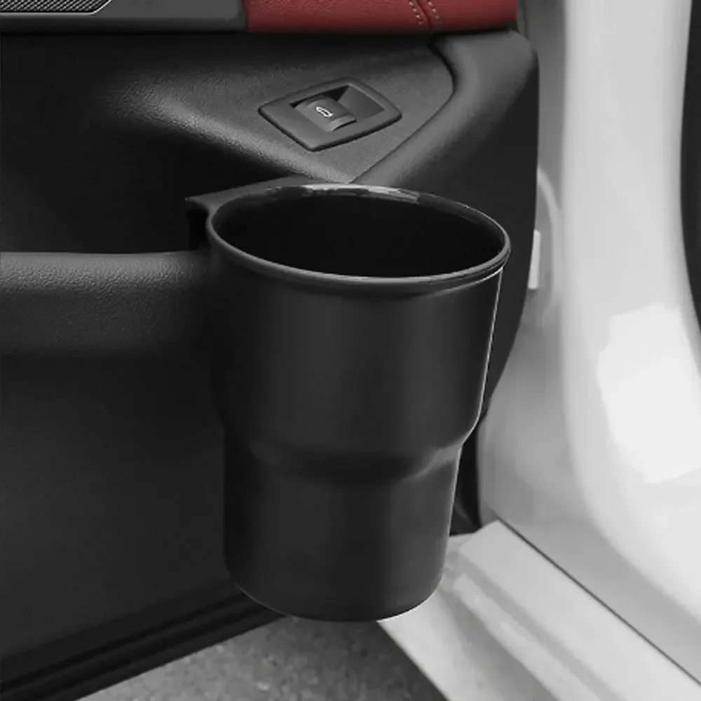 1X Multifunctional Car Water Cup Holder Box Mobile Phone Holder Beverage Holder Trash Can Air Outlet Chair Back Door Armrest Box