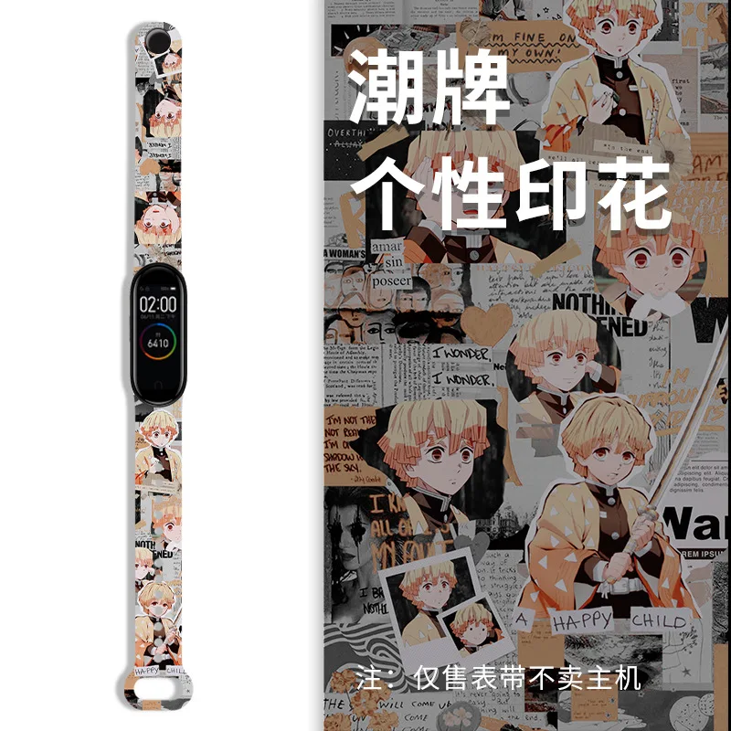 Demon Slayer children's watches Anime action figure Printing Silicone Sports LED waterproof electronic kids watch birthday gifts