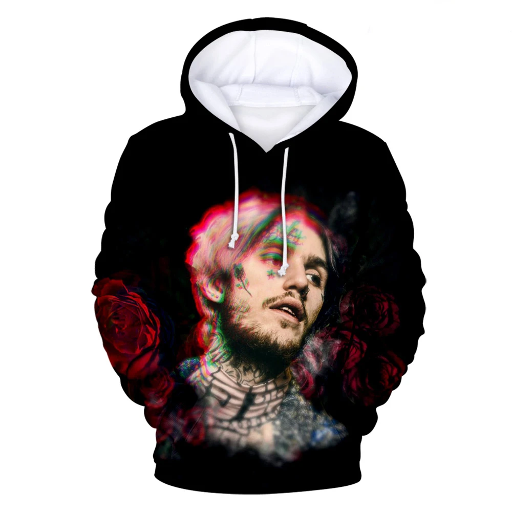 Lil Peep Rapper 3D Print Hoodies Men Women Streetwear Oversized Sweatshirts Hoodie Male Pullovers Tracksuit Hip Hop Man Clothing