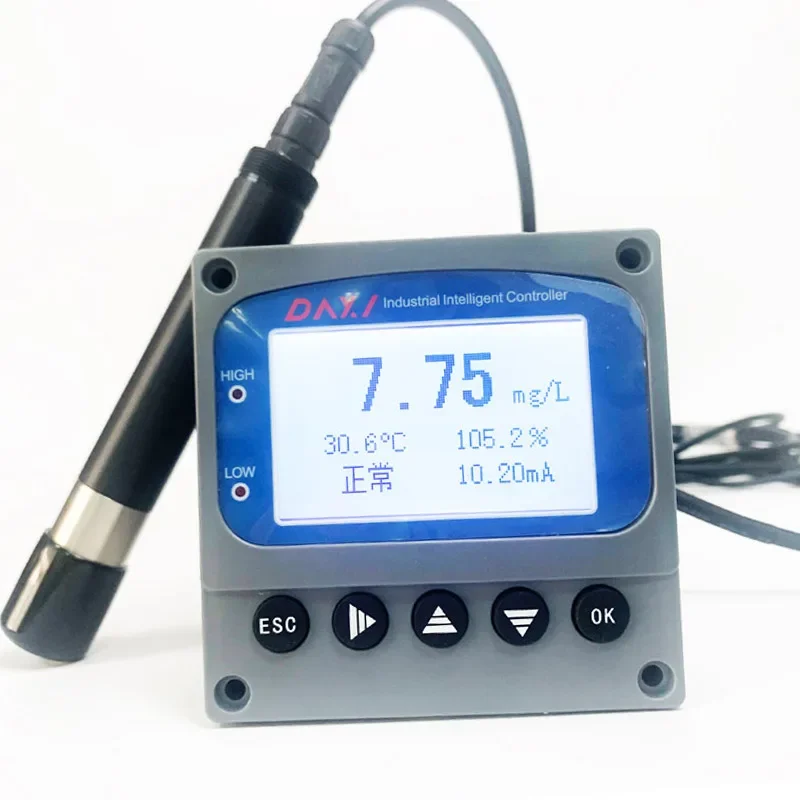 

Online Optical Dissolved Oxygen Meter With Automatic Temp Compensation No Frequent Calibration Optical Do Sensor