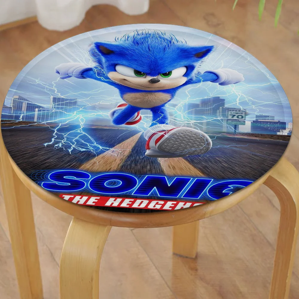 Supersonic-S-Sonic-Game Classic MovieNordic Printing Seat Cushion Office Dining Stool Pad Sponge Sofa Mat Non-Slip Cushions Home