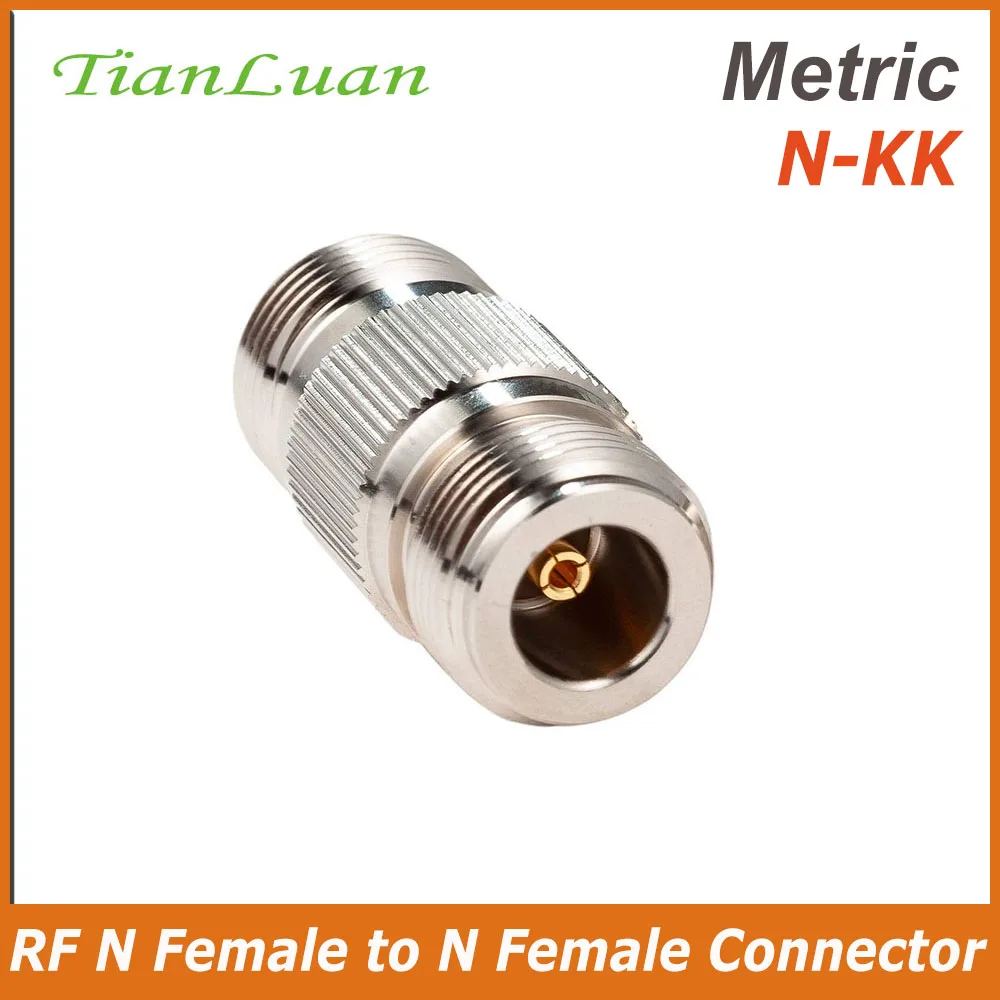 N Female to N Female Connector Barrel Coupler Adapter Double Female for Mobile Phone Signal Booster Extension RF Coax Cable