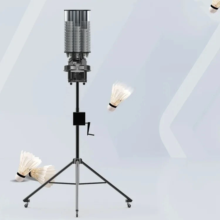 

Airo Automatic Badminton Ball Machine Launcher Equipment Feeder Robot for Training Practice With App Remote Control