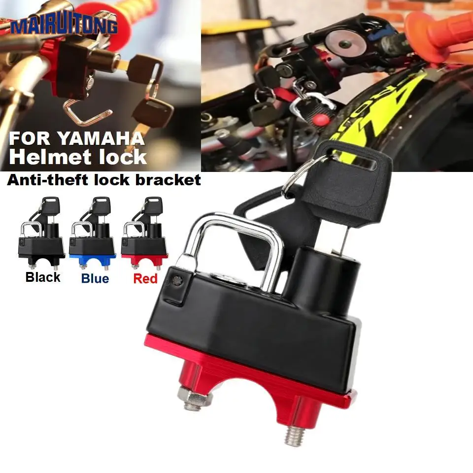 MT-07 Helmet Lock For YAMAHA FZ25 FZ03 FZ07 FZ09 FJ09 FJ10 FZ1N FZ8 Motorcycle Accessories Locks Latches Key Padlock Anti-Theft