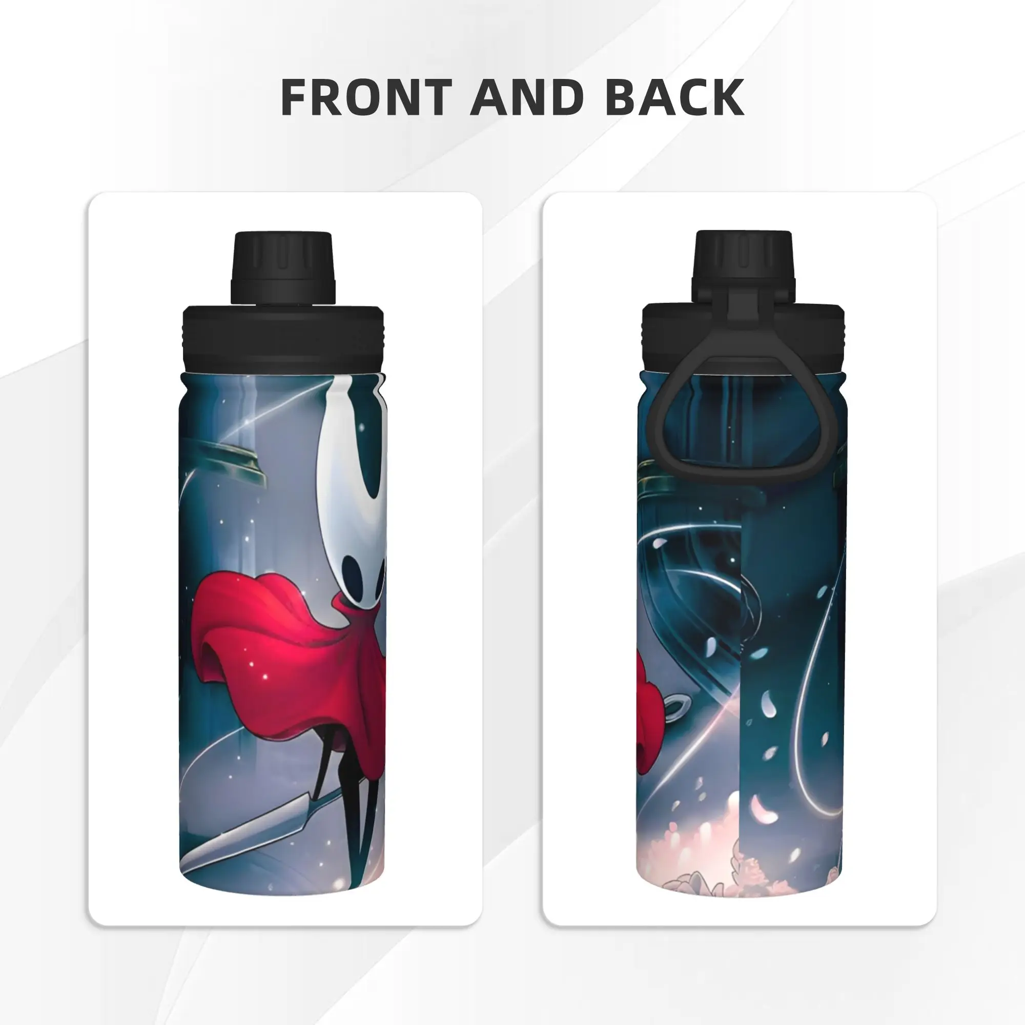 Hollow Knights Silksongs 18OZ Sports Insulated Kettle  Thermal Cup Vacuum Flask Smoothie Tea Mugs Water Bottle