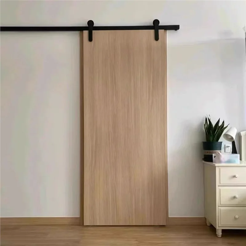 

Retro solid wood storage room barn mobile bathroom solid wood door door sliding kitchen door