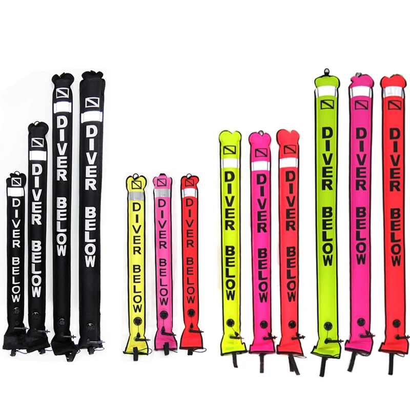 العوامة الملونة السطحية ، سلامة الرؤية ، نفخ الغوص SMB ، تنبيه الغوص ، تحت DSMB الغوص ، معدات السلامة والعتاد