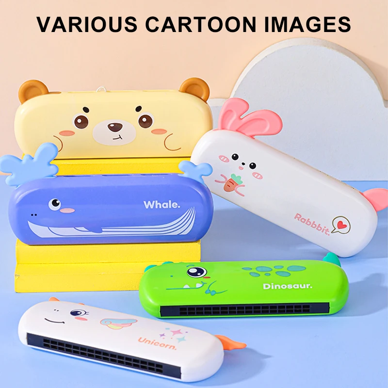 

Mouth Organ Musical Dinosaur Rabbit Harmonica Early Education Intelligence Toys for Develop Music Ability Entertainment Tools