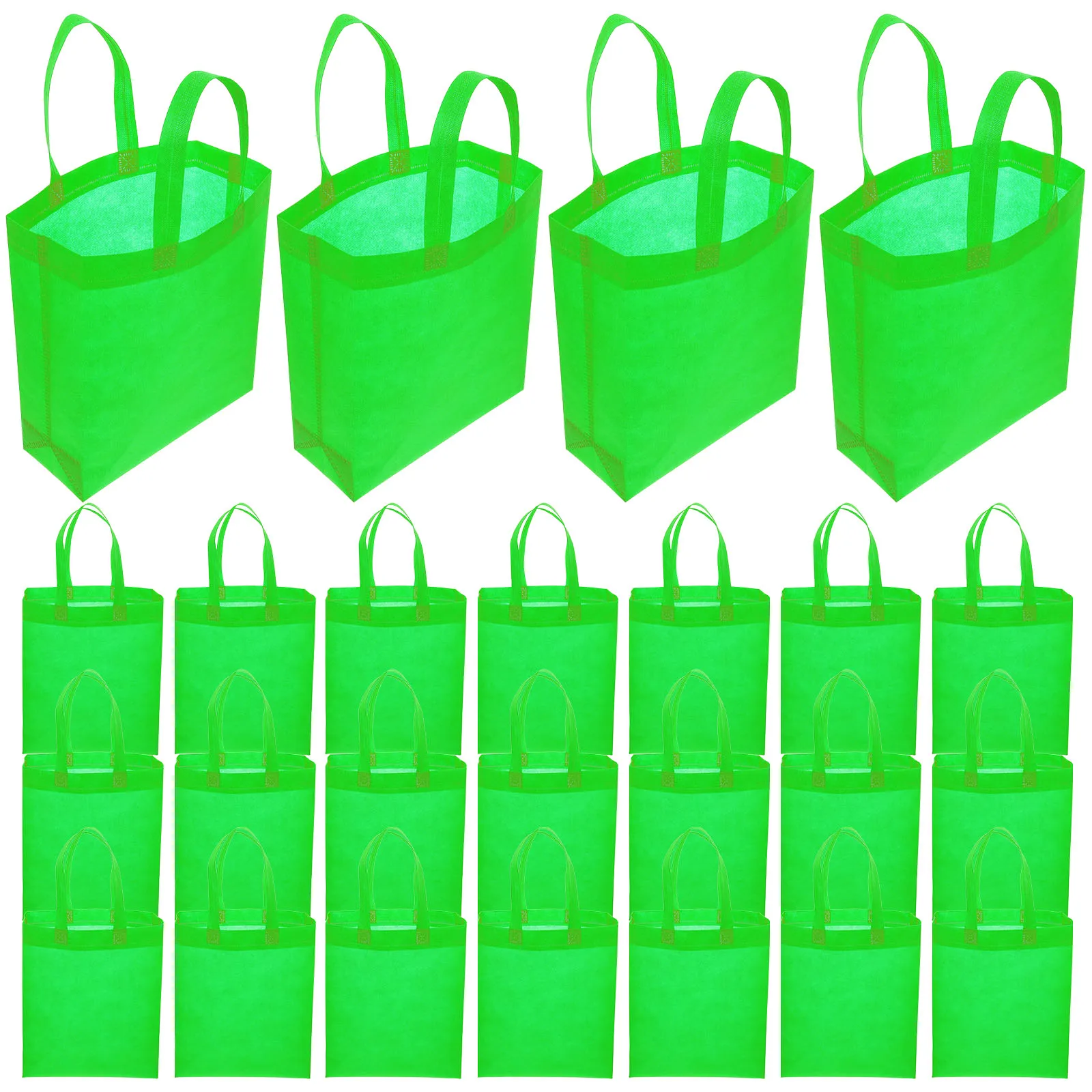

MOLUCKFU 30Pcs Reusable Foldable Grocery Bags with Handles Lightweight Shopping for Clothes Party Favors Storage