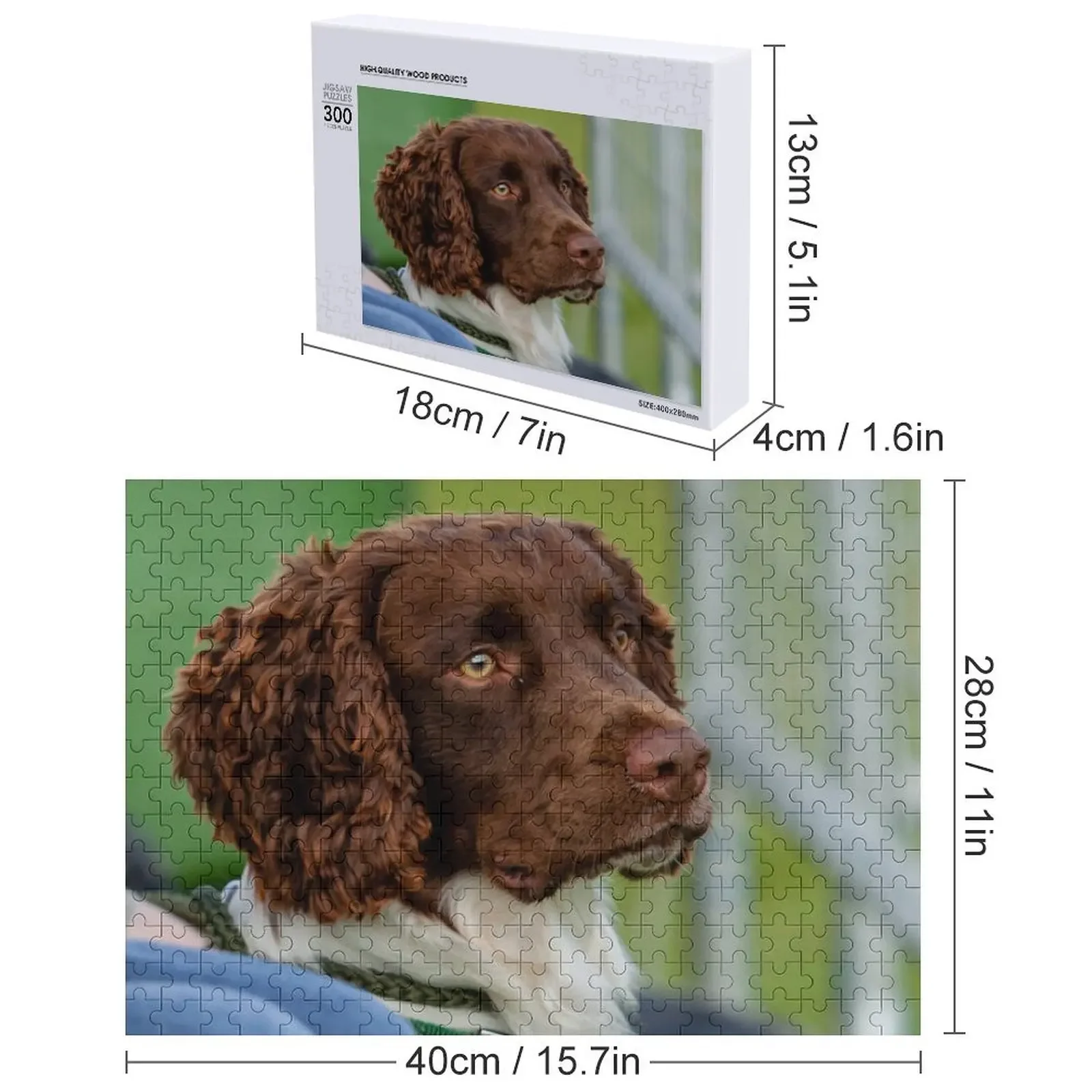 سبرينغر الذليل على مشاهدة أحجية الصور المقطوعة اسم خشبي مخصص لغز شخصي