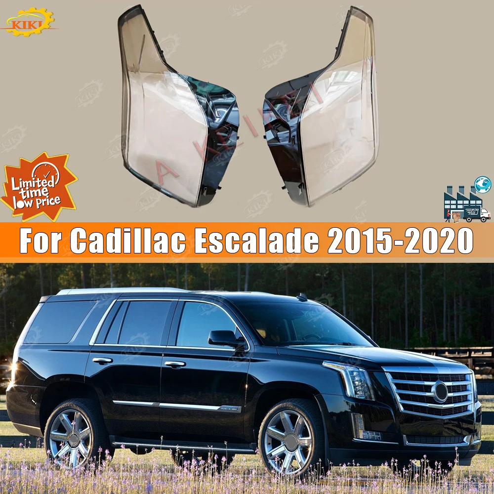 

Car Accessories Transparent lamp housing Fit For Cadillac Escalade 2015 2016 2017 2018 2019 2020 Headlight housing