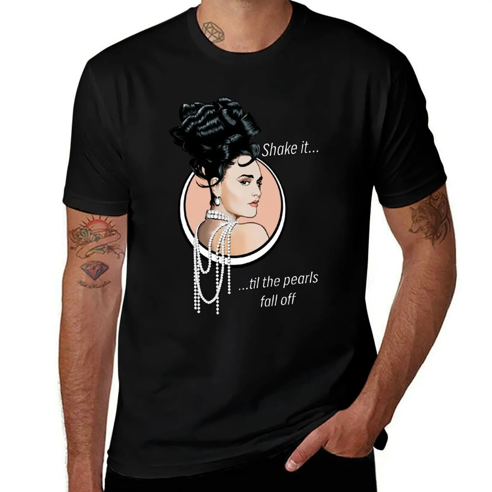 

Jessie Ware Pearls -No background T-Shirt Man t-shirt Aesthetic clothing Louboutins black t shirts for men