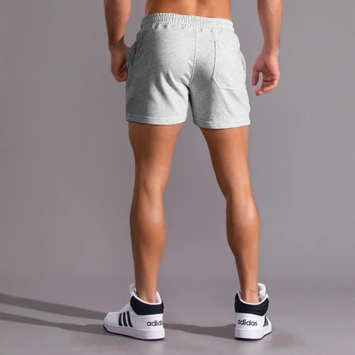 Imagen 2 del producto Novedad de verano, pantalones cortos informales 100% de algodón para hombre, pantalones cortos de moda de alta calidad para hombre, pantalones cortos con bolsillos laterales y cremallera para correr al aire libre para hombre