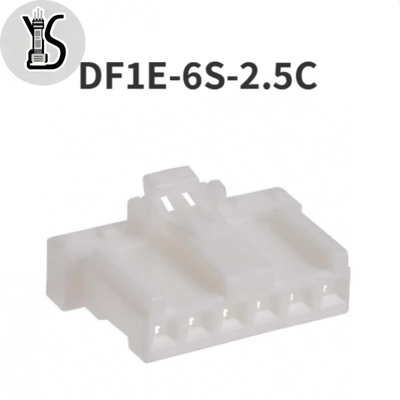 5PCS Genuine Original Rectangular connector DF1E-6S-2.5C For Car Smart Electronic Devices Automobile 100% brand new