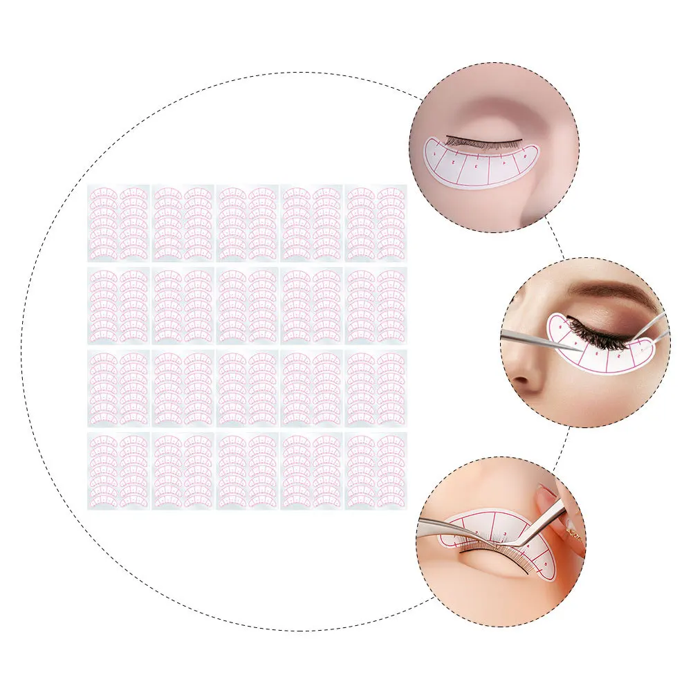 

320Pcs Eyelash Sticker Eco-Friendly Adhesive Grafted Eyelashes Isolation Positioning Patches Eye Lash Extension Pads Protective