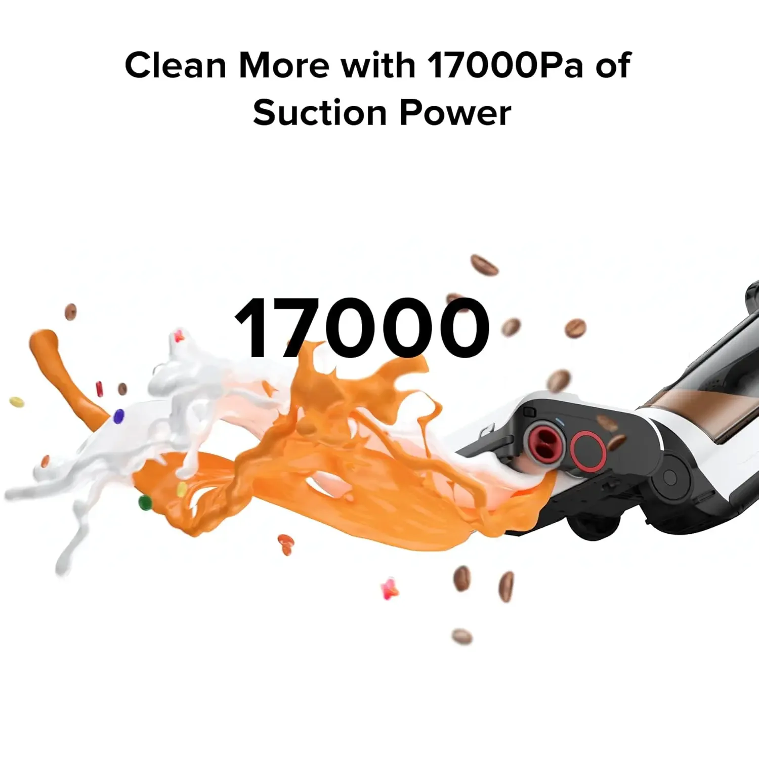 Dyad Pro Wet and Dry Vacuum Cleaner with 17000Pa Intense Power Suction, Vanquish Wet and Dry Messes with DyadPower, Self-Cleanin