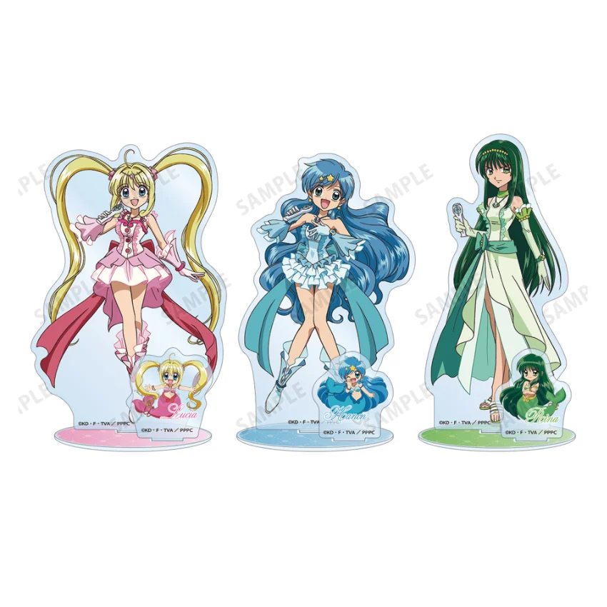 

Game Mermaid Melody Pichi Pichi Pitch Acrylic Stand Doll Anime Luchia Nanami Ruchia Figure Model Plate Cosplay Toy for Gift