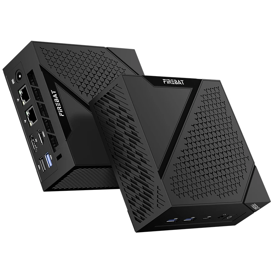 Brand New AM02 Mini PC 0GB+0GB Onboard Memory Barebone System AMD R5 6600H CPU Windows 11 System US Plug Mini PC