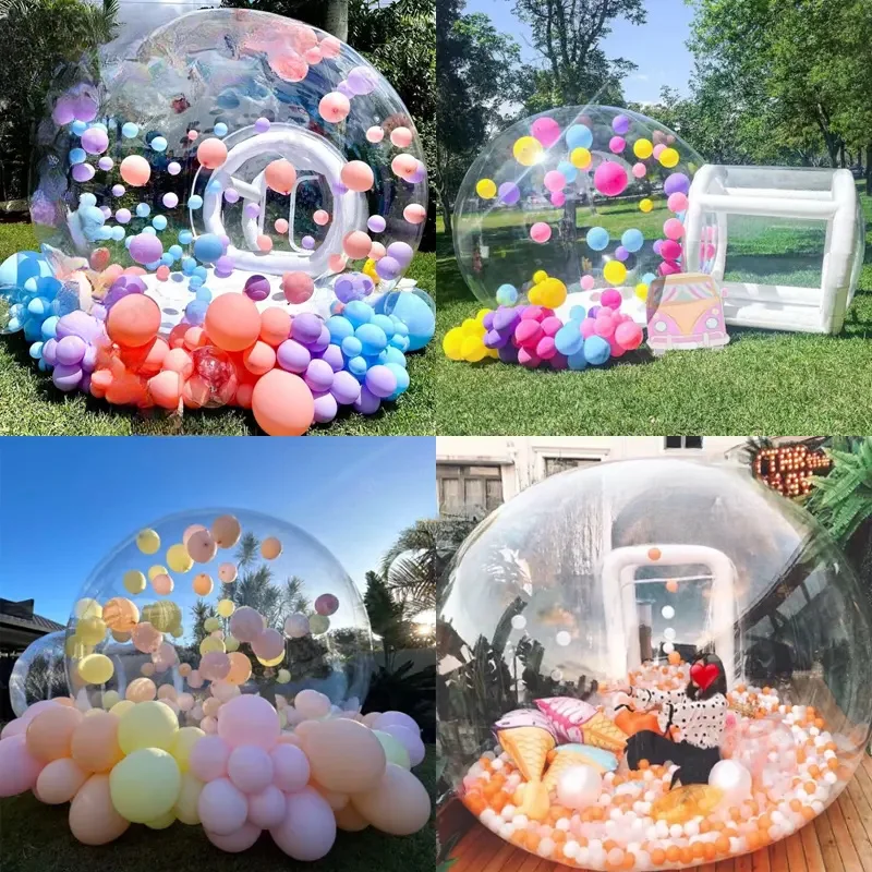 Per 3m impermeabile blow up party outdoor gonfiabile trasparente gonfiabile trasparente palloncino cupola tenda gonfiabile bubble house