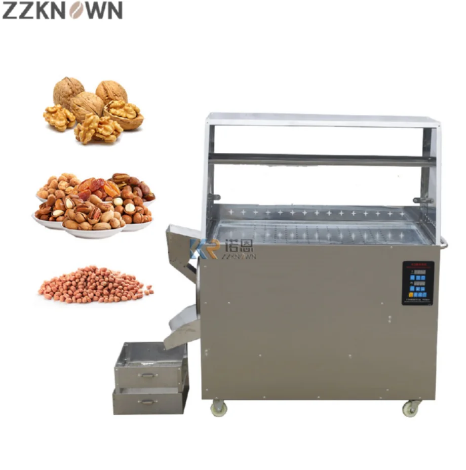 

Commercial Full Electric Nut Roaster Household Small Coffee Beans Peanut Pistachio Almond Chestnut Roasting Machine