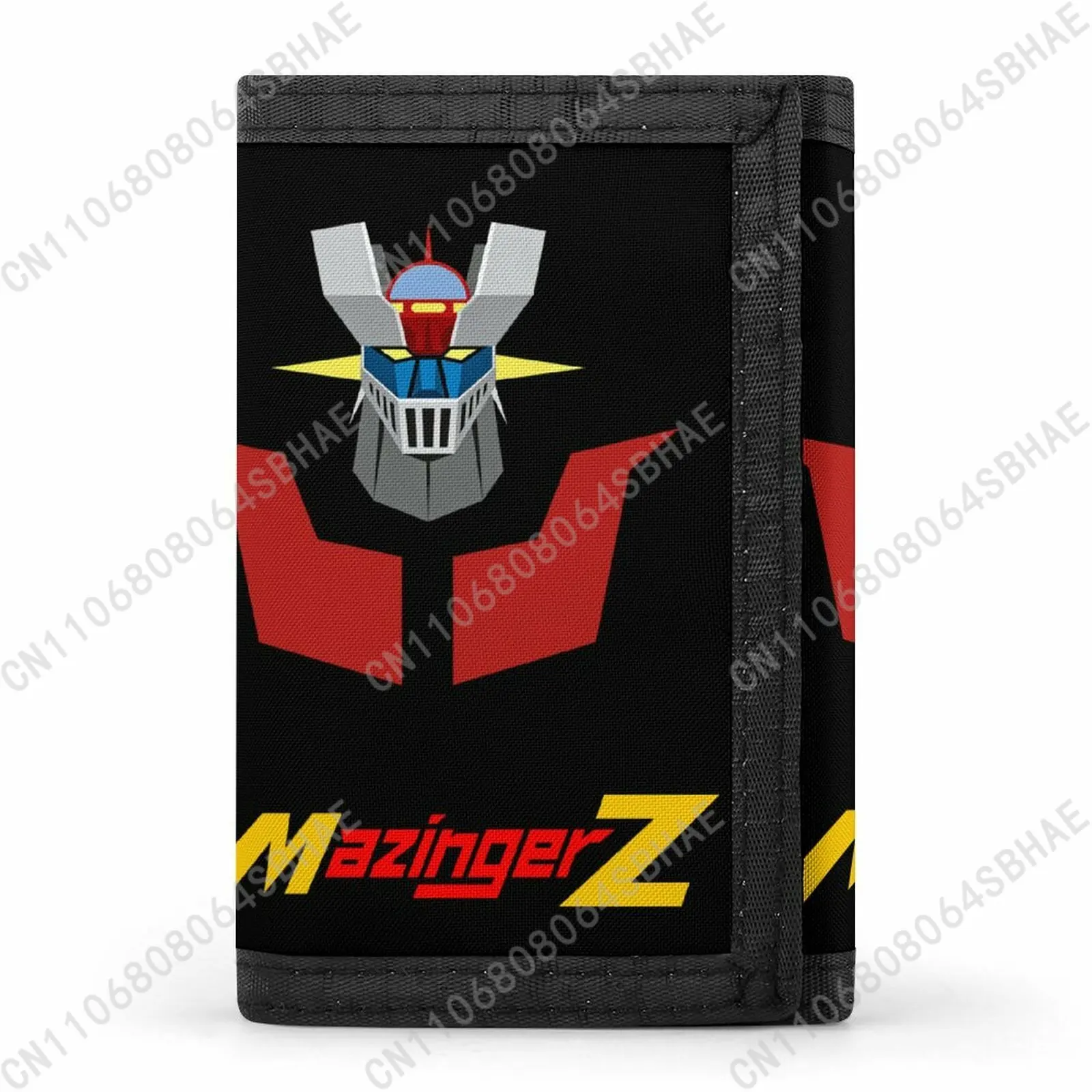 

Mazinger Z Trendy Tri Fold Wallet Teenage Girls Boys Slim 3 Fold Card Personalized Pattern Purse for School Daily Use