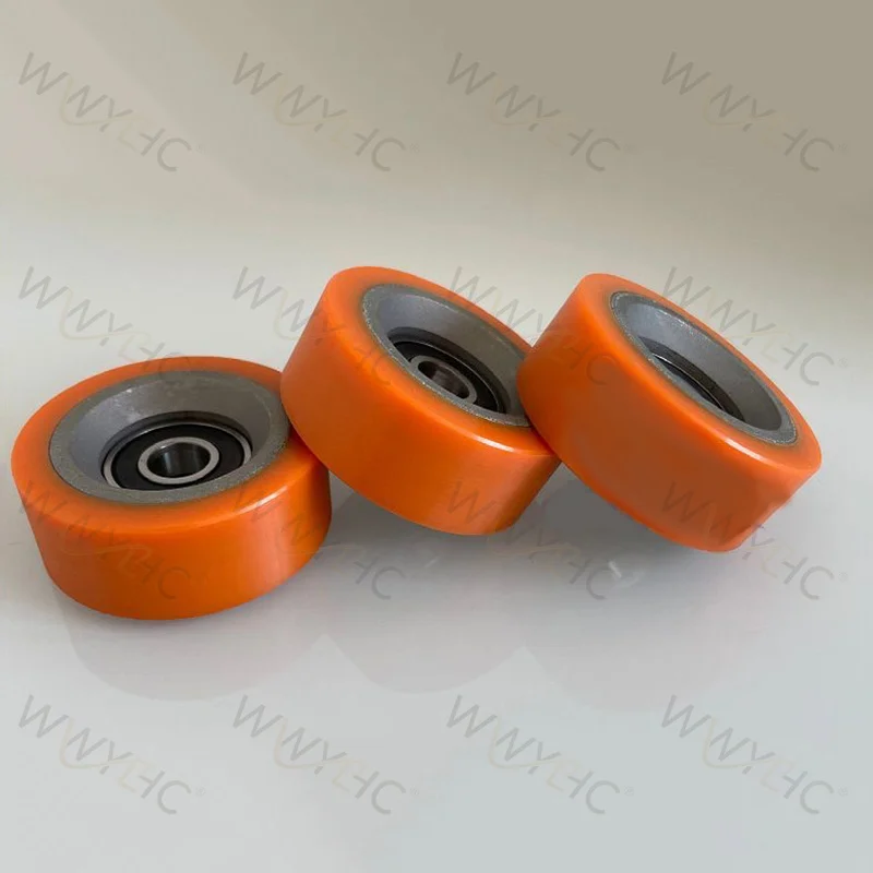 PU Coating Roller 70298701P Polyurethane Coating Drying Machine Positioning Wheel Silent Wear-Resistant Guide Wheel