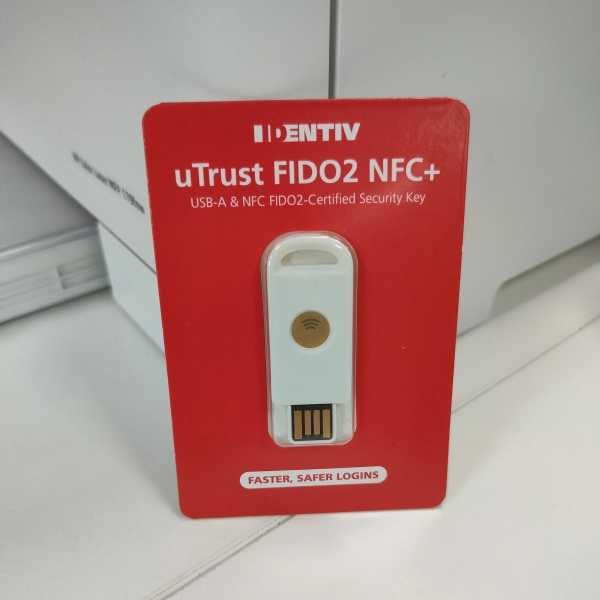 Newest Identiv uTrust Fido U2f Security Key NFC+ (USB-A)