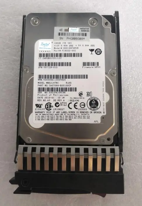 

For 512547-B21 512744-001 SAS 146GB 2.5inch