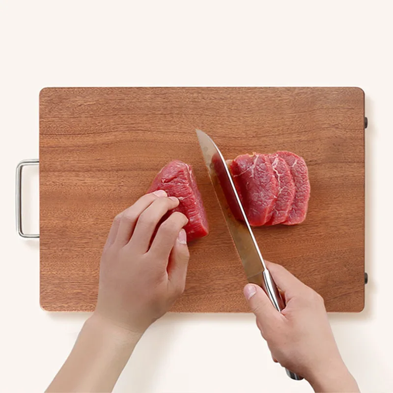 Antibacterial Chopping Board Solid Wood Mould Proof Household Kitchen Wooden Cutting Board