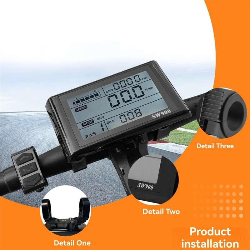 

ABXY для электрического горного велосипеда, скутера, бесщеточный контроллер двигателя + SW900, комплект ЖК-дисплея 35A, 1500 Вт, 36 В, 48 В, 52 В, модификация