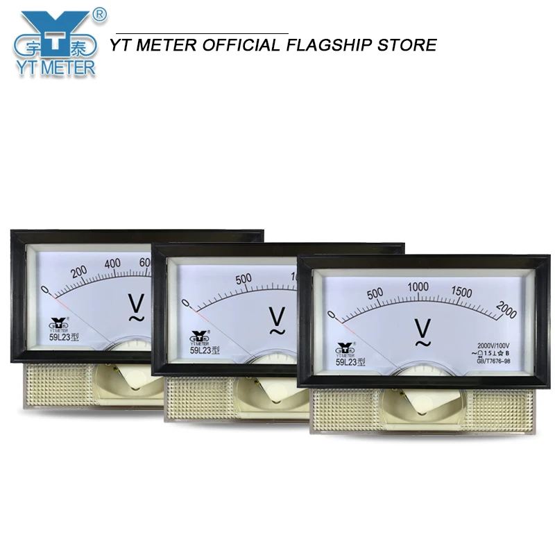 59l23 Intermediate frequency voltmeter 1000v/100V 2500V 3000V Pointer ac1000hz 59L19