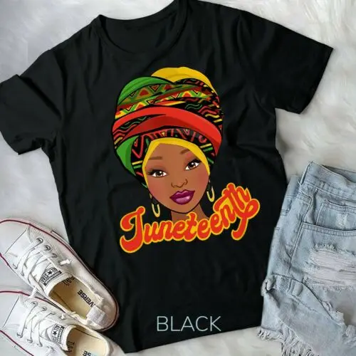 

Juneteenth Ankara Black Woman Unisex & Youth T-shirt