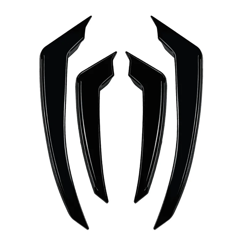 

Передний бампер автомобиля, спойлер, разделитель, боковая накладка, разделитель для губ для Alfa Romeo Stelvio 2017 + глянцевый черный-A61E