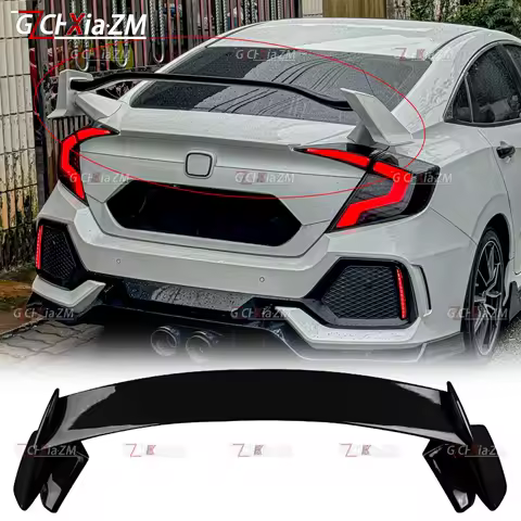 For 2016-2020 Honda 10th Generation Civic FC1 FC7 Sedan Upgrade TYPE-R Style Spoiler ASB Material Trunk Lid Aerodynamic Kit Wing