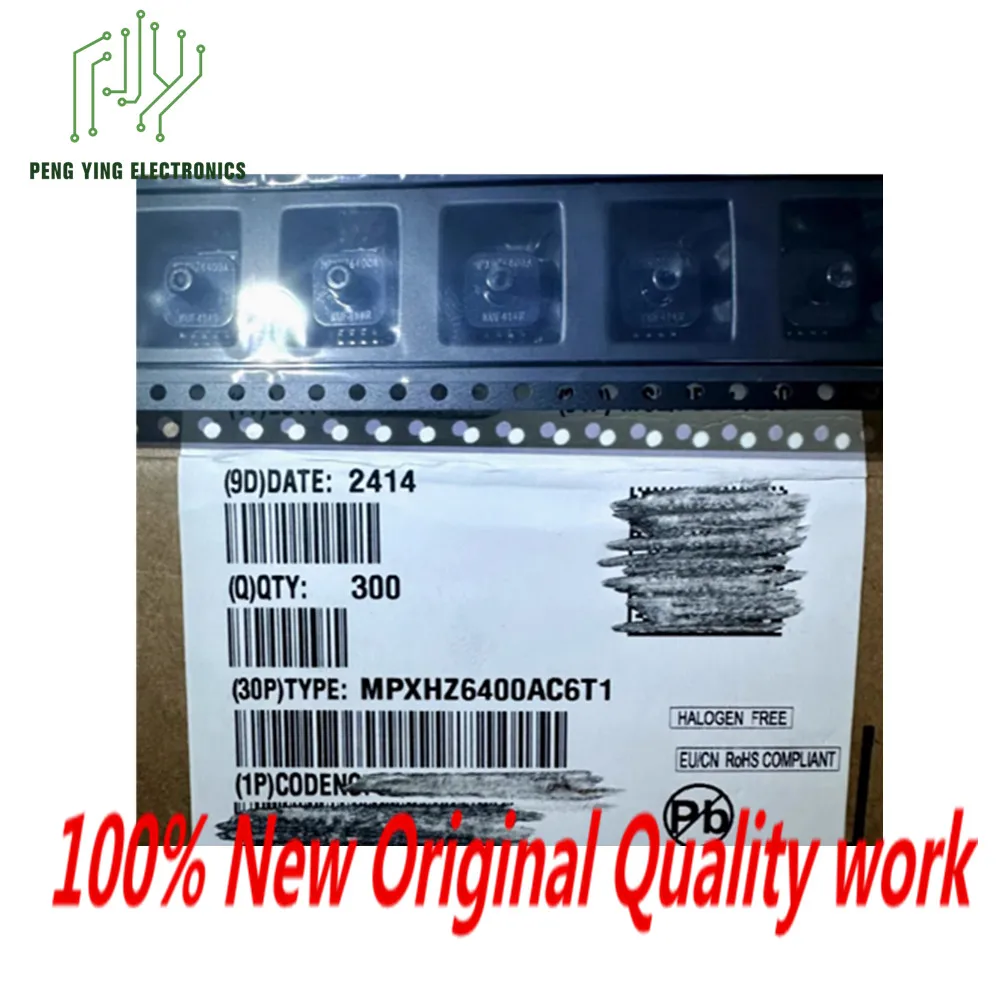 100%New1-5-10PCS New Chips MPXHZ6400AC6T1 MPXHZ6250A MPXH6400A Freescale pressure sensor HZ6115A