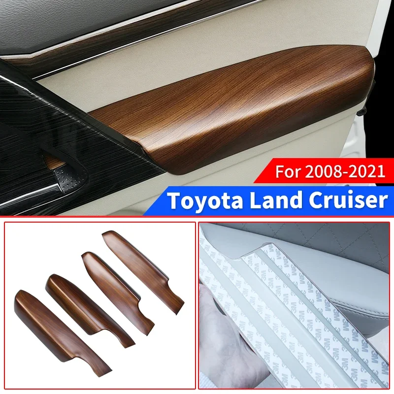 

Для Toyota Land Cruiser 200 2008-2022 гг., панель подлокотника, деревянная крышка с цветочным зерном, LC200, аксессуары для украшения интерьера, модификация