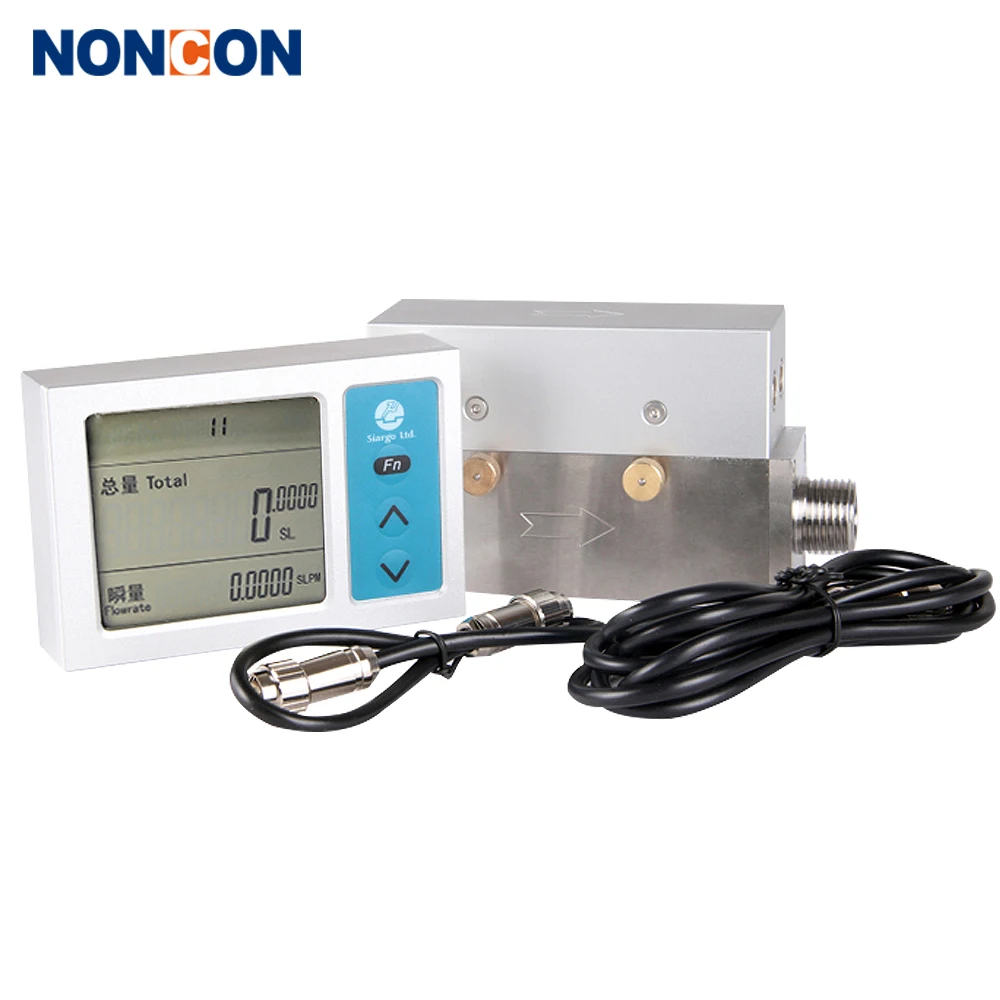 MF5600 Detachable Display hospital micro system gas mass flow meter air nitrogen  medical flowmeter