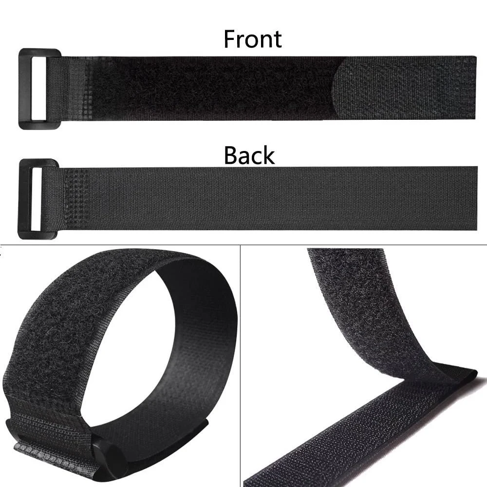 10PCS 2.5*30cm Reusable Fastening Bike Tie Nylon Hook & Loop Durable Multil Purpose Self-adhesive High Quality Strap Cable Ties