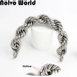 Versatile Silver 32CM Width 31MM Copper Luxury Metal Chains With O Ring For Bags Shoulder Strap Handle Replacement Accessories