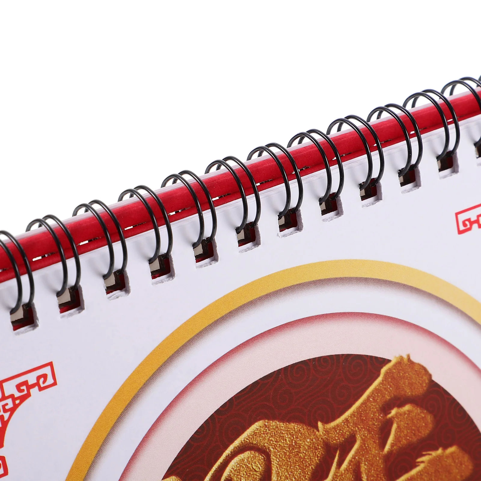 

Dragon Year 2024 Coil Desk Calendar Smooth Thick Paper Flip Calendar for Office Home Desktop Daily Monthly Use