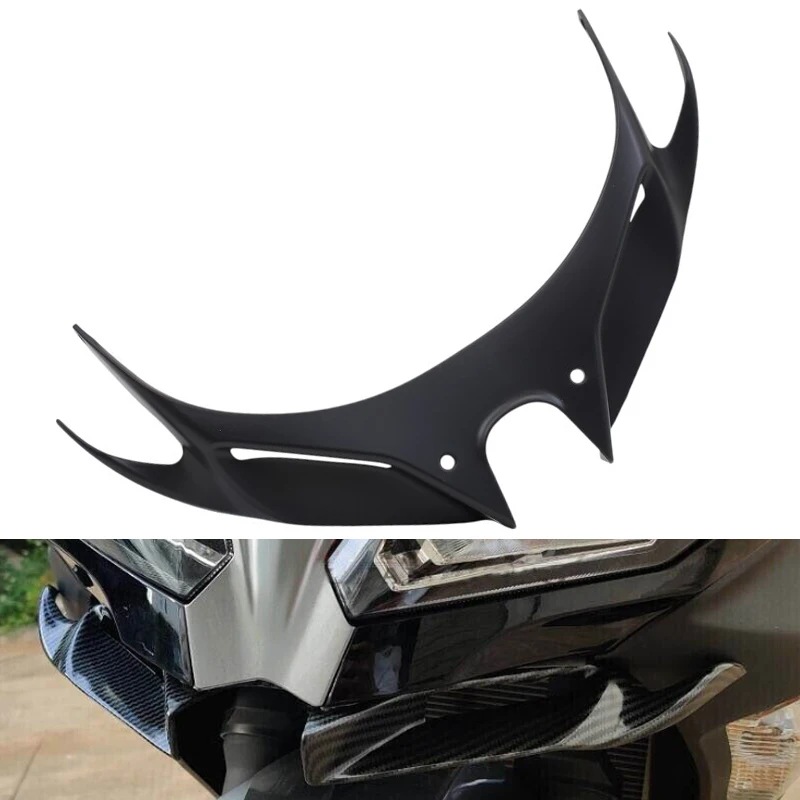 

For Ninja 400 Front Wing Fairing Winglets Mouth Shell Cover Protection Guards For KAWASAKI For Ninja250 For NINJA400 2018-2023