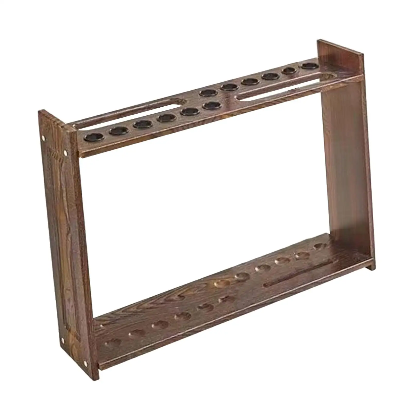 Pool Cue Rack Wooden Floor Standing Rack Holder for Billiard Cue Stick Storage Billiards Club Bar Home Decor view 2