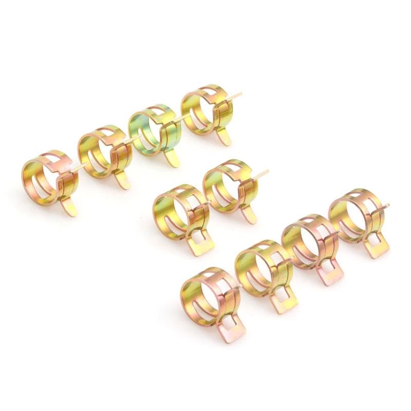 203f 10x 10mm 0.39 pouces attplee à ressort eau tuyau d'arrosage tube clamp pengikat penjepit