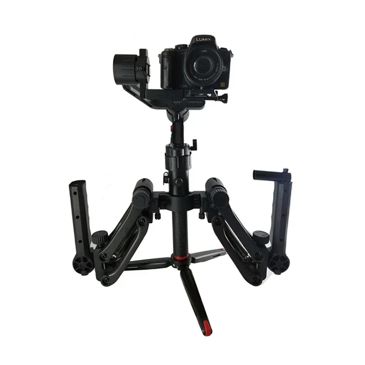BOB 5 Axis Damping Spring Dual Handle Stabilizer Gimbal Grip Arm Camera for ZHIYUN Crane 2 AK2000 AK4000 MOZA Ronin S Moza