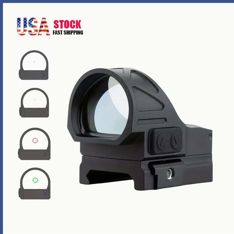 Gideon Optics Omega Green/Red Circle Dot Sight RMR Footprint Optics |   US-LAGER