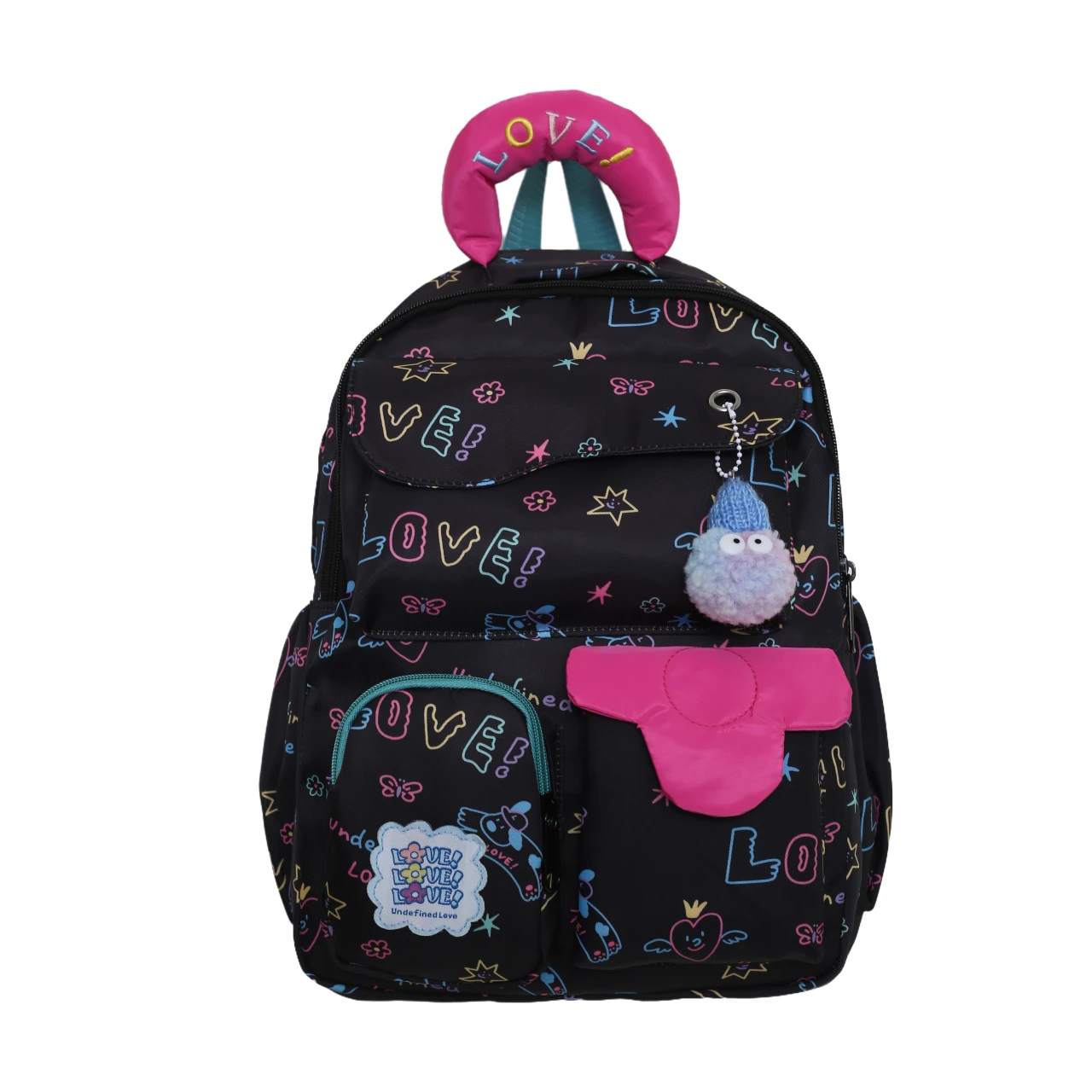 

Cute Cartoon School Bags For Teenage Girls Japan Style Kawaii Backpacks Fresh Sweet Book Bags Fashion Letters Prink Packages